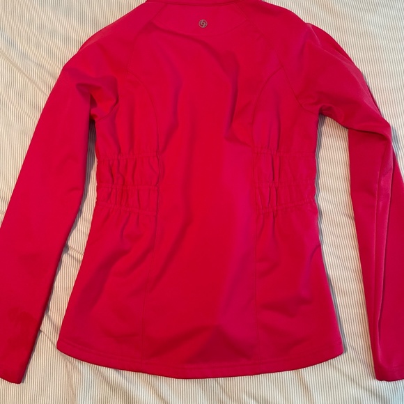 Lija Full-Zip Bright Raspberry Golf/Tennis/Yoga Jacket, Size Small - Picture 2 of 5
